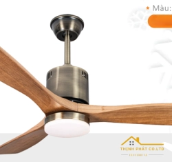 ĐÈN QUẠT TRẦN CÁNH GỖ QVIFA - 01
