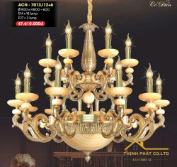 ĐÈN CHÙM CỔ ĐIỂN ÂU VIỆT ACN-7013/12+6