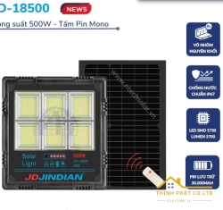 ĐÈN PHA NĂNG LƯỢNG MẶT TRỜI 500W JD-18500 JINDIAN