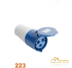 Ổ CẮM CÔNG NGHIỆP 223 - 32A - 3C - IP44