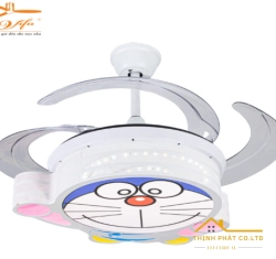 QUẠT TRẦN PHÒNG NGỦ GIẤU CÁNH DORAEMON CHO BÉ - QVIFA-29