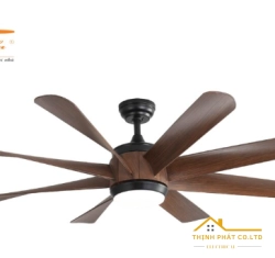 ĐÈN QUẠT TRẦN 8 CÁNH NHỰA XOẮN HIỆN ĐẠI - QVIFA-434