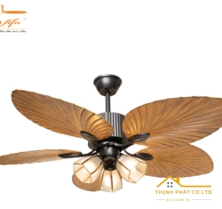 ĐÈN QUẠT TRẦN CÁNH LÁ NHỰA - QVIFA-49