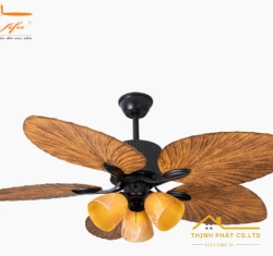 ĐÈN QUẠT TRẦN CÁNH LÁ NHỰA - QVIFA-50