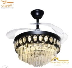 QUẠT TRẦN GIẤU CÁNH ĐÈN PHA LÊ - QVIFA-83