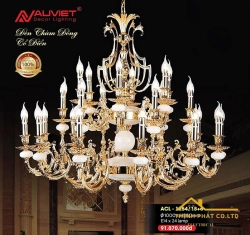 ĐÈN CHÙM CỔ ĐIỂN ÂU VIỆT ACL-1254/18+6
