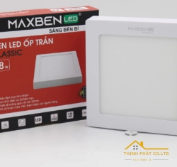 ĐÈN LED ỐP TRẦN VUÔNG MAXBEN CLASSIC 18W - OP-MB-CLV-18