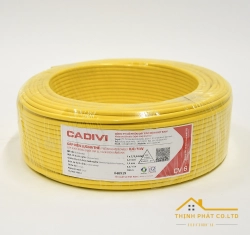 Dây điện 1 lõi Cadivi CV-6.0 mm² – 0.6/1KV