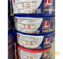 Cáp điện lực hạ thế, ruột đồng Lion CV-1.5 (7/0.52) - 0.6/1 kV