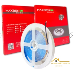 ĐÈN LED DÂY DÁN 2835 12V-CUỘN 5M - MAXBEN - LD-MB-2835-120P-12V-IP20