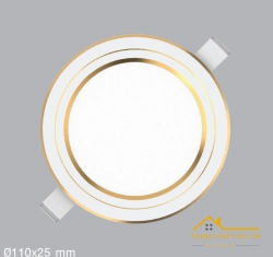 ĐÈN LED MPE PANEL Seri RPL Viền Vàng