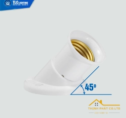 ĐUI ĐÈN E27 GẮN TƯỜNG CHÉO TLC
