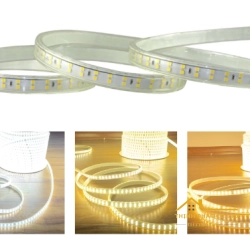 ĐÈN LED DÂY 220V HAPPY 2 HÀNG BÓNG LED 2835 11W/M - MAXBEN - LD2-MB-HP-2835-180B-T