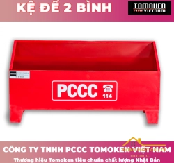 KỆ ĐỂ 2 BÌNH CHỮA CHÁY TOMOKEN