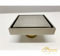 PHỄU THOÁT SÀN CAO CẤP LR-11M MÀU ĐỒNG THAU MỜ
