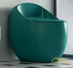 BỒN CẦU TRỨNG 1 KHỐI XANH RÊU SA9212