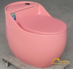 BỒN CẦU TRỨNG 1 KHỐI HỒNG SA9245