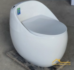 BỒN CẦU TRỨNG 1 KHỐI TRẮNG SA9268
