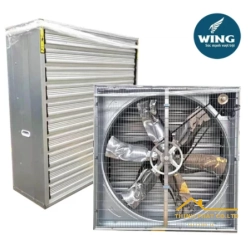 QUẠT THÔNG GIÓ VUÔNG TMG-1220 750W/380V WING KHUNG THÉP 1MM
