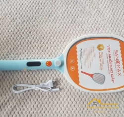 VỢT MUỖI CÓ DÂY SẠC SANOMAX - MAX 68