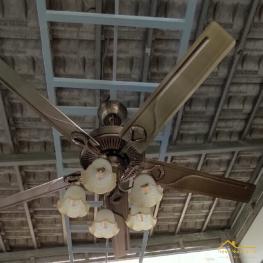 QUẠT TRẦN 5 CÁNH ĐÈN CỔ ĐIỂN - QVIFA-06