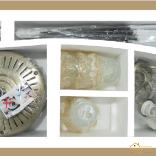 QUẠT TRẦN 5 CÁNH ĐÈN CỔ ĐIỂN - QVIFA-06