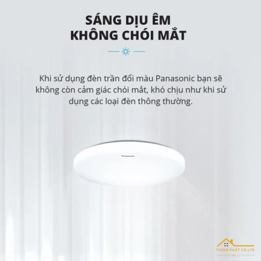 ĐÈN LED ỐP TRẦN ĐỔI MÀU PANASONIC 18W