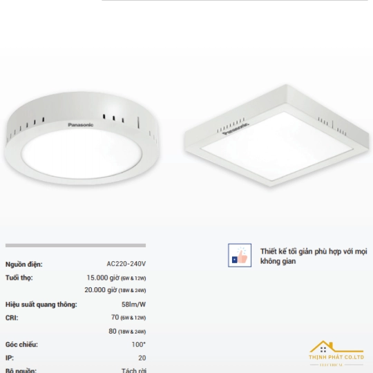 ĐÈN ỐP TRẦN OUTBOW 6W
