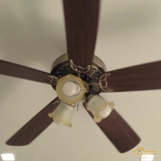 QUẠT TRẦN 5 CÁNH GỖ ĐÈN CỔ ĐIỂN - QVIFA-101