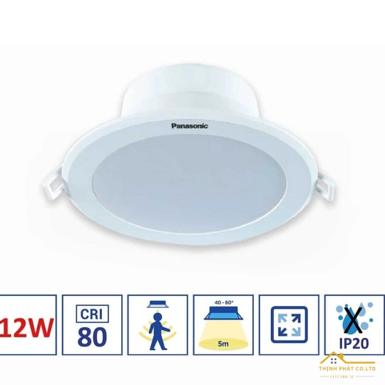 ĐÈN ÂM TRẦN DN CẢM BIẾN 12W