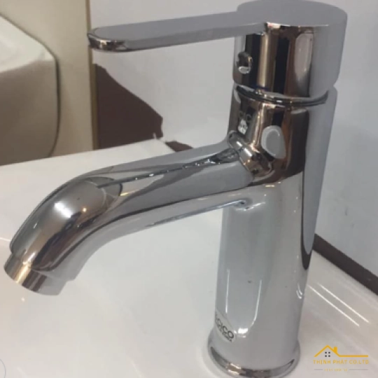 VÒI LAVABO NÓNG LẠNH INOX SUS 304 MẠ CROME XOAY 360 ĐỘ MÃ 2014