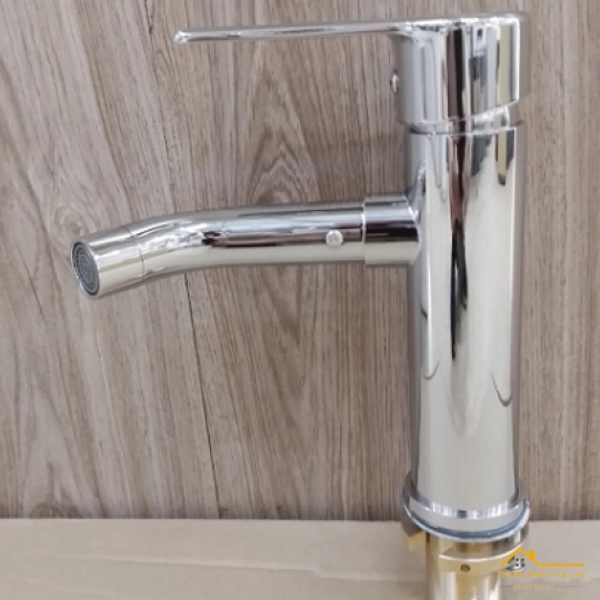 VÒI LAVABO NÓNG LẠNH INOX SUS 304 MẠ CROME XOAY 360 ĐỘ MÃ 2014