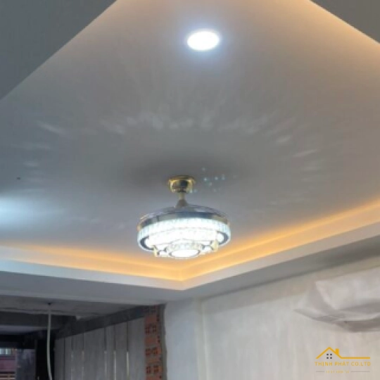 QUẠT TRẦN GIẤU CÁNH ĐÈN PHA LÊ - QVIFA-23