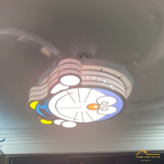 QUẠT TRẦN PHÒNG NGỦ GIẤU CÁNH DORAEMON CHO BÉ - QVIFA-29