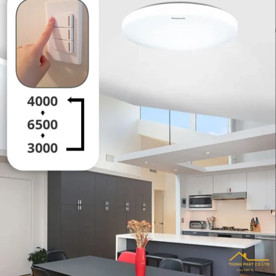 ĐÈN LED ỐP TRẦN ĐỔI MÀU PANASONIC 24W