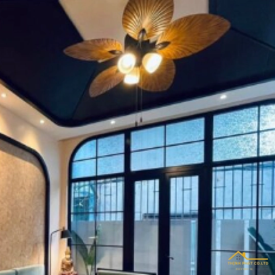 ĐÈN QUẠT TRẦN CÁNH LÁ NHỰA - QVIFA-50