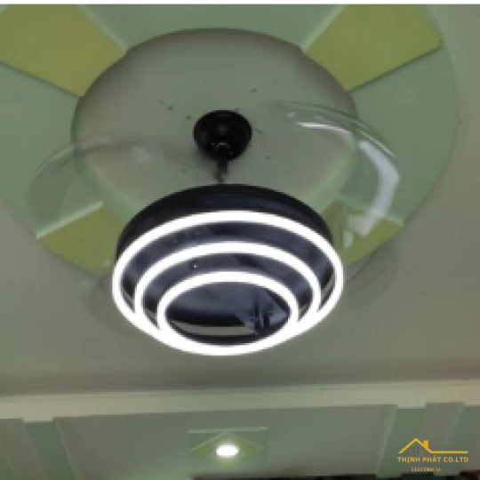QUẠT TRẦN GIẤU CÁNH ĐÈN LED HIỆN ĐẠI - QVIFA-53