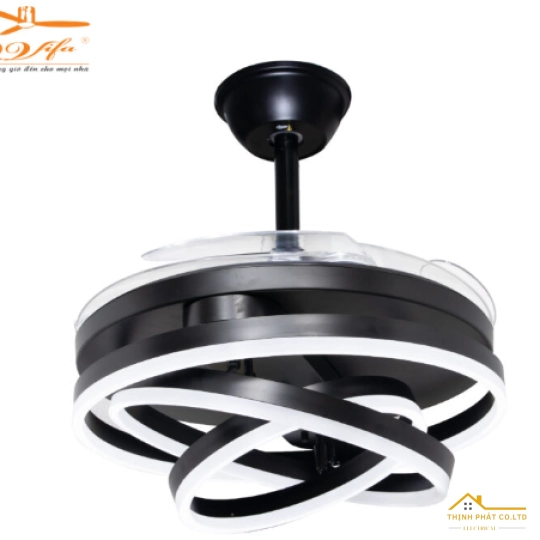 QUẠT TRẦN GIẤU CÁNH ĐÈN LED HIỆN ĐẠI - QVIFA-53