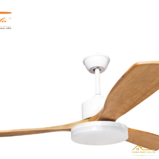 ĐÈN QUẠT TRẦN CÁNH GỖ QVIFA - 60