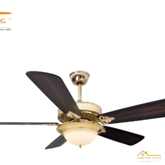 ĐÈN QUẠT TRẦN CÁNH GỖ CỔ ĐIỂN - QVIFA-600
