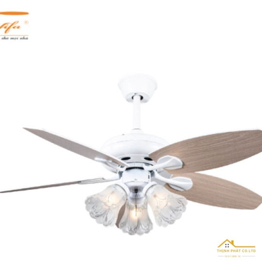 QUẠT TRẦN 5 CÁNH ĐÈN CỔ ĐIỂN - QVIFA-603