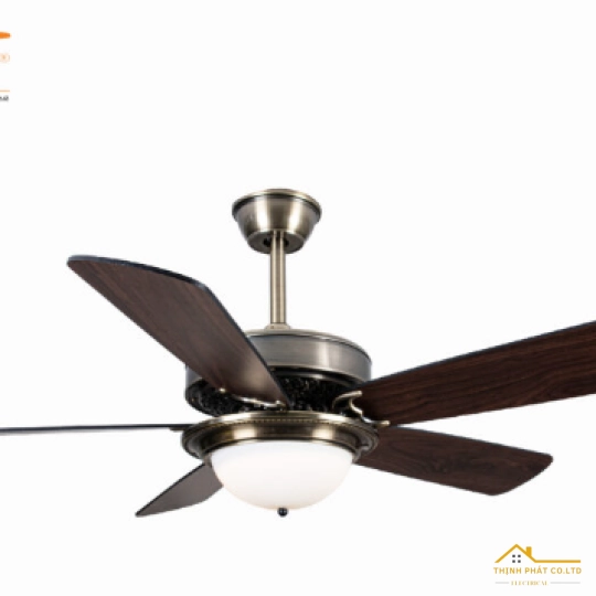 ĐÈN QUẠT TRẦN CÁNH GỖ CỔ ĐIỂN - QVIFA-606
