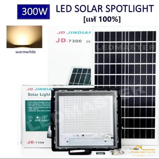 ĐÈN LED PHA NĂNG LƯỢNG MẶT TRỜI 300W JD-7300 JINDIAN
