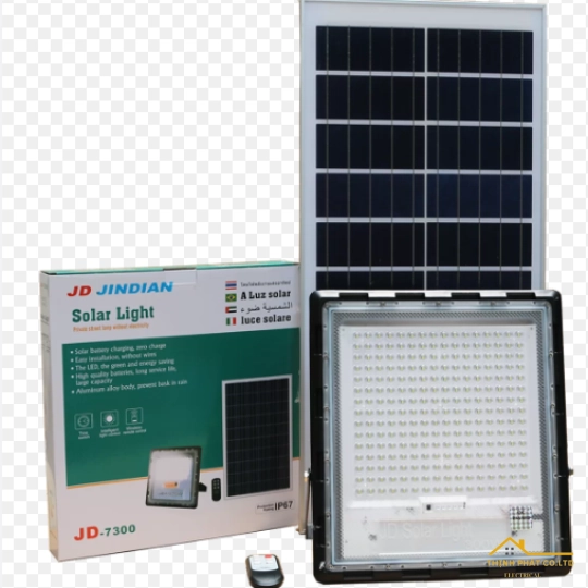ĐÈN LED PHA NĂNG LƯỢNG MẶT TRỜI 300W JD-7300 JINDIAN