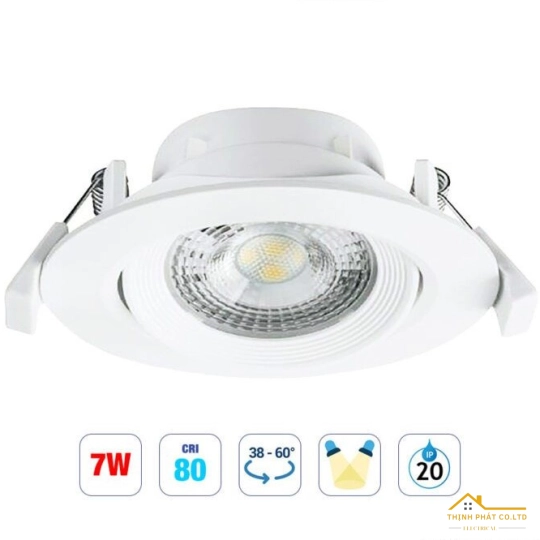 ĐÈN ĐIỀU CHỈNH GÓC 7W