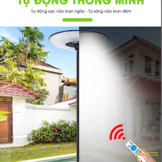 ĐÈN SÂN VƯỜN NĂNG LƯỢNG MẶT TRỜI 800W UFO KIM CƯƠNG 800 JINDIAN