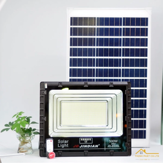 ĐÈN PHA LED NĂNG LƯỢNG MẶT TRỜI 500W NEW JD-8500L JINDIAN