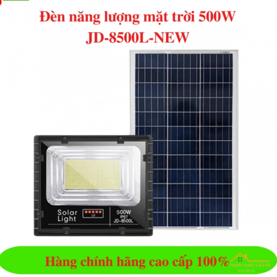 ĐÈN PHA LED NĂNG LƯỢNG MẶT TRỜI 500W NEW JD-8500L JINDIAN