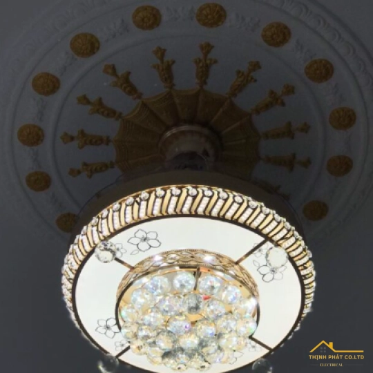 QUẠT TRẦN GIẤU CÁNH ĐÈN PHA LÊ - QVIFA-87