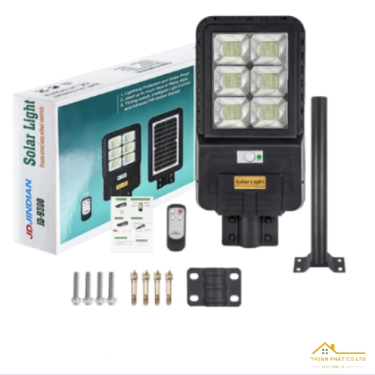 ĐÈN ĐƯỜNG NĂNG LƯỢNG MẶT TRỜI  300W JINDIAN JD-9300
